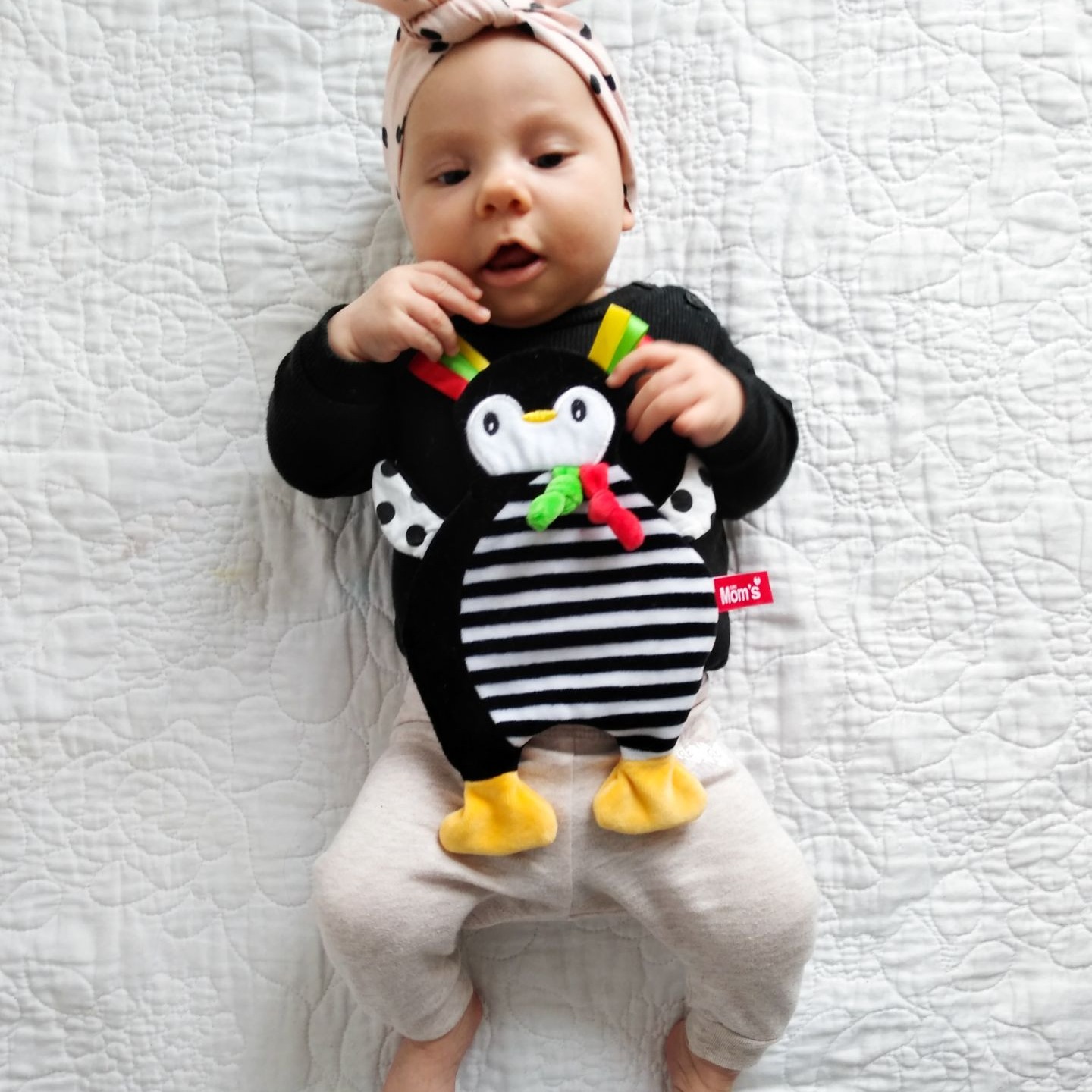 Mom's Care Pinkado Sensoryczny Szeleścik 0+