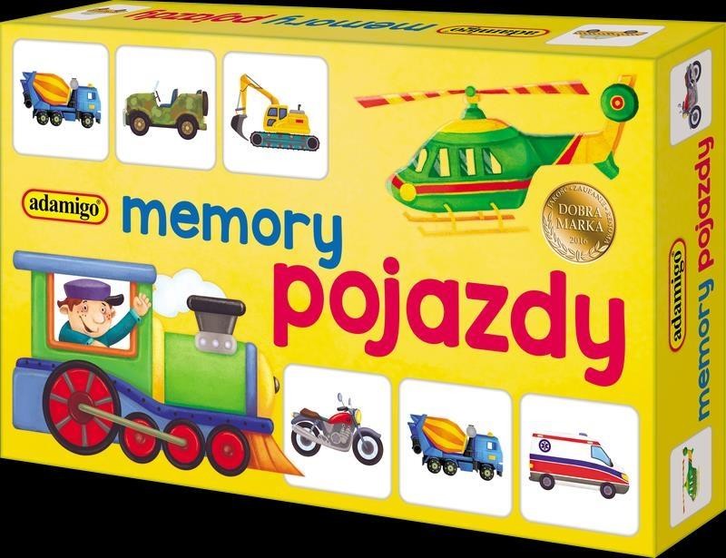 Adamigo Gra Memory Pojazdy 40 elementów 3+