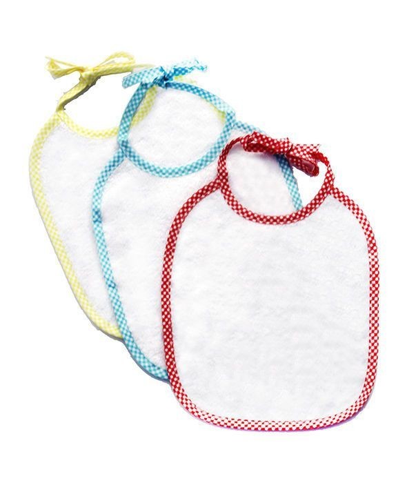 Poupy Śliniaki Bawełniane Frotte 3 szt. 0m+