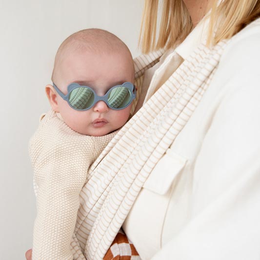 Ki ET LA, Okulary przeciwsłoneczne Ours'on 0-1 Silver blue