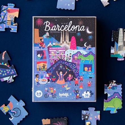 Londji Puzzle Dwustronne Barcelona 36el 3+