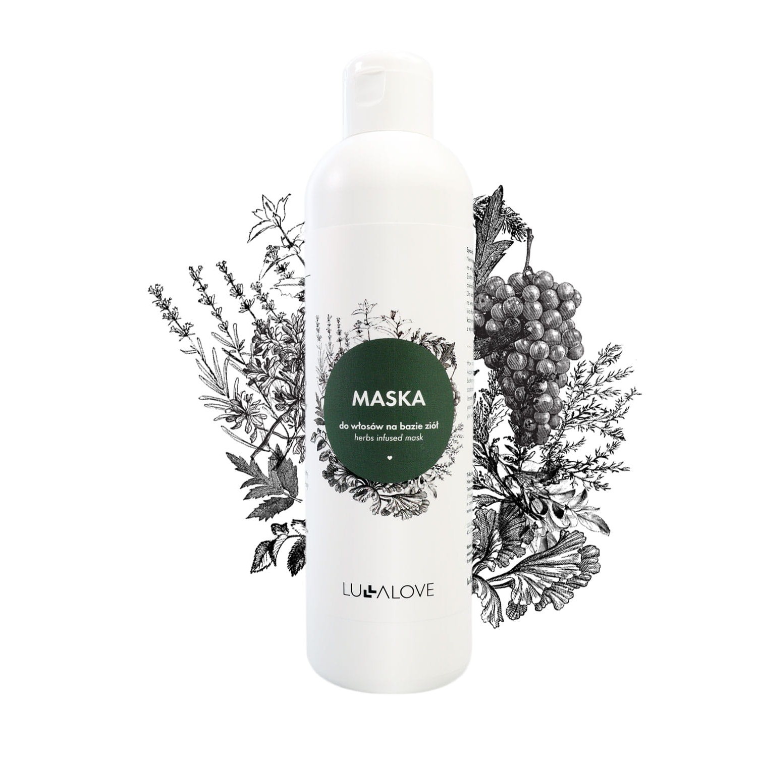 Lullalove Ziołowa maska do włosów 250 ml