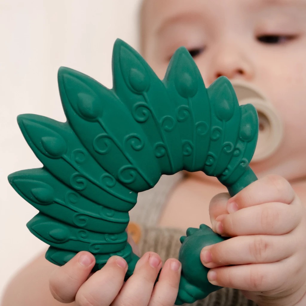 Natruba Gryzak Paw zielony - Naturalny Kauczuk 0+