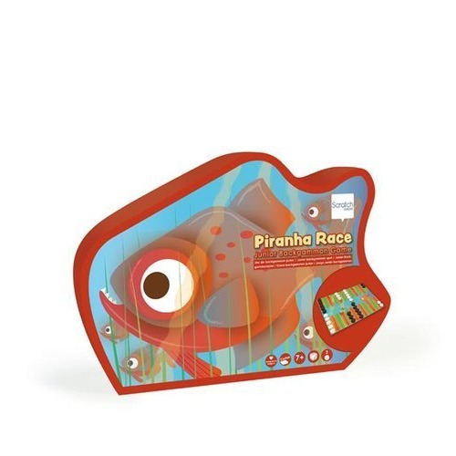 Scratch, Gra Backgammon Wyścig Piranii