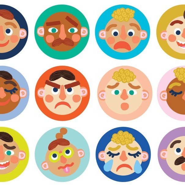 Manhattan Toy Gra Pamięciowa Emocje na Twarzy 1+