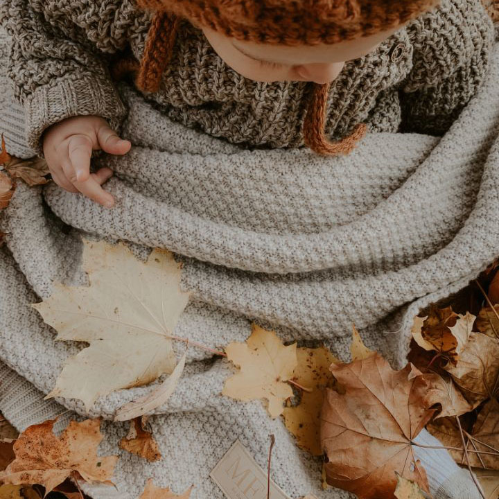 My Memi Kocyk Wełna Merino Warm Beige 0+