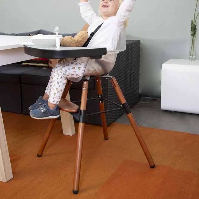 Krzesełko do karmienia Childhome Evolu 2 - Regulowane, 6m+