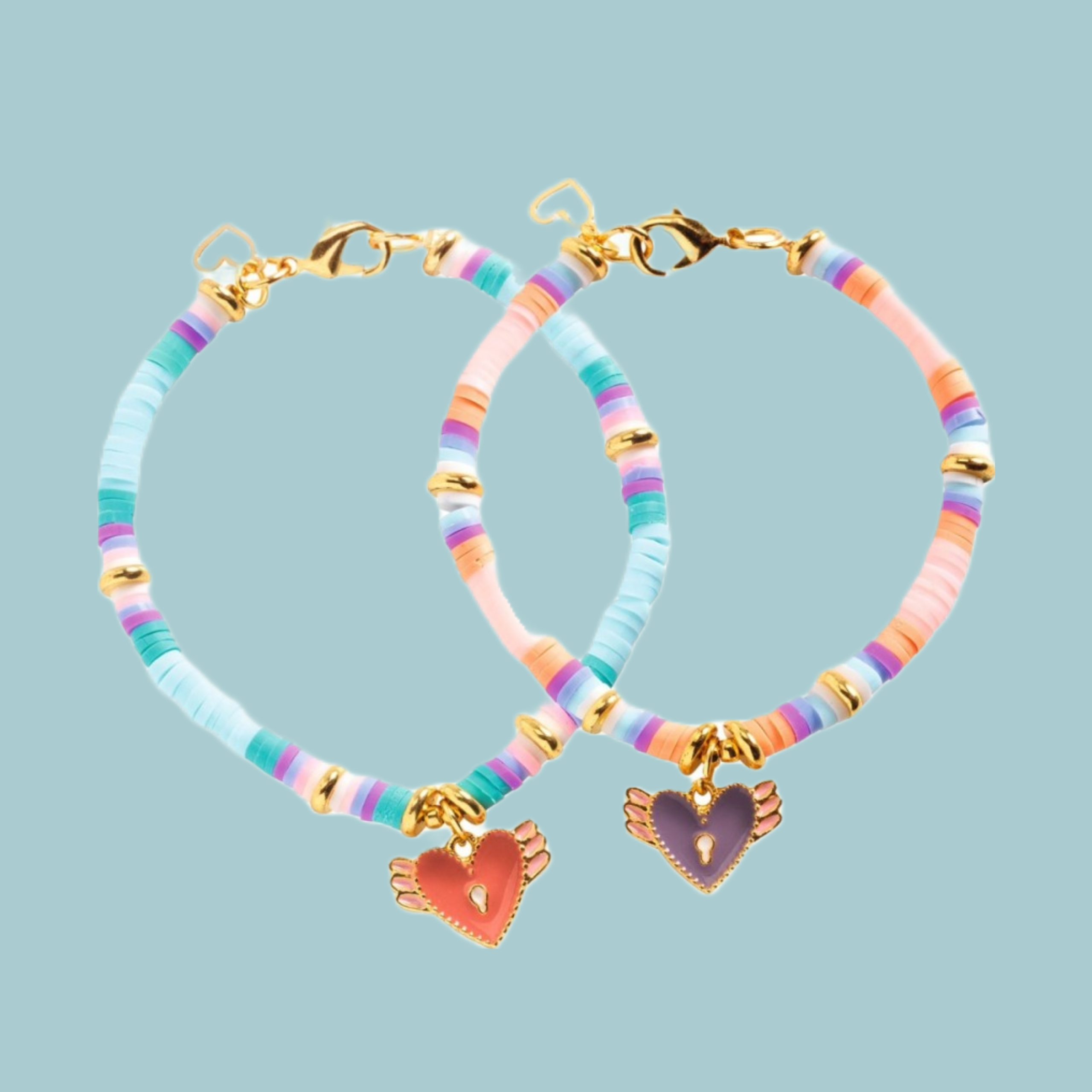 Djeco Bransoletki Przyjaźni Serca - Tworzenie Biżuterii 8+