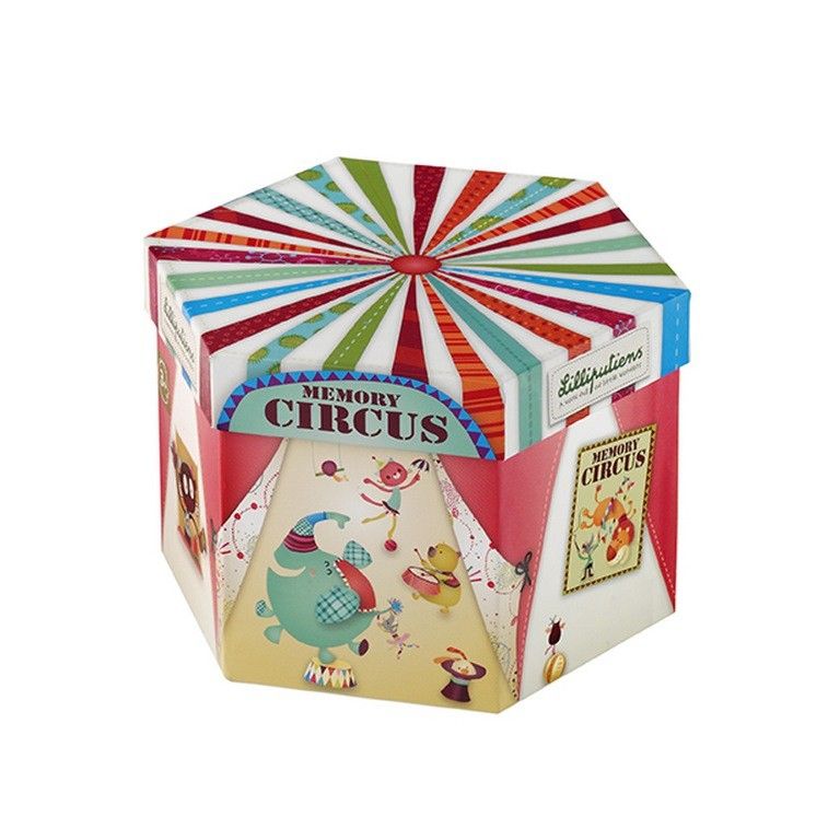 Lilliputiens Cyrk Domino Memory 2w1 2+