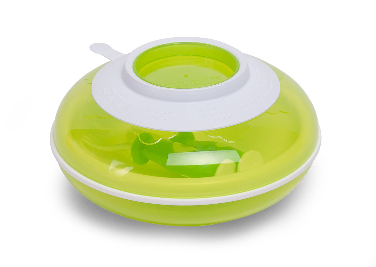 Zestaw Obiadowy z Termiczną Miseczką Zielony