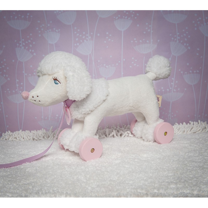 Ragtales Piesek Coco na kółkach 37cm 18m+