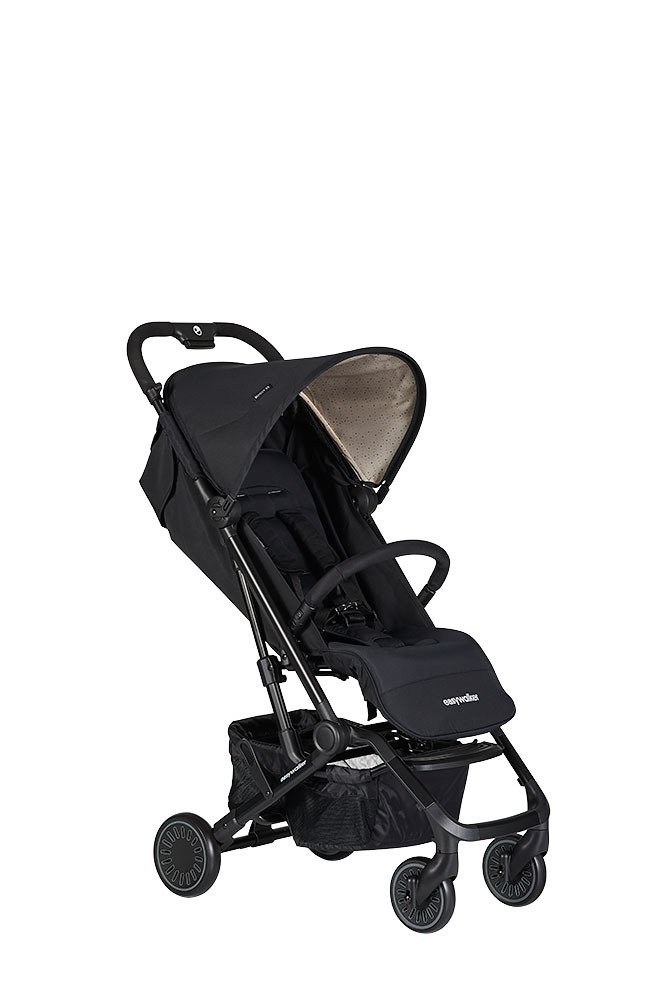 Easywalker Buggy XS Wózek spacerowy z osłonką przeciwdeszczową Night Black kolekcja 2019