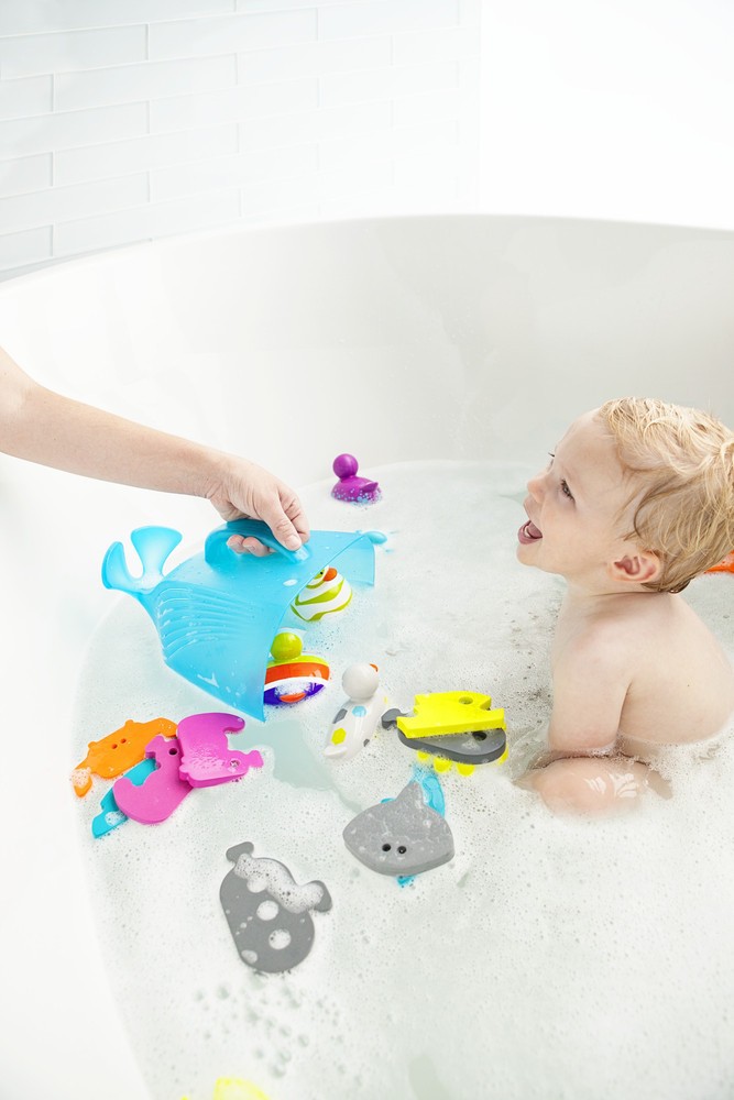 Wieloryb Organizer na zabawki kąpielowe Boon