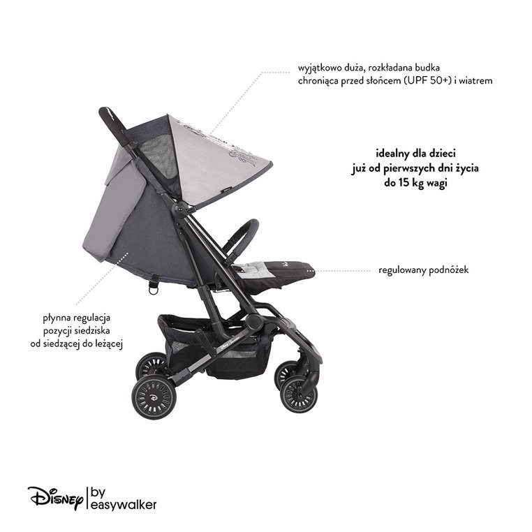 Easywalker Buggy XS Mickey Shield Wózek Spacerowy 0+