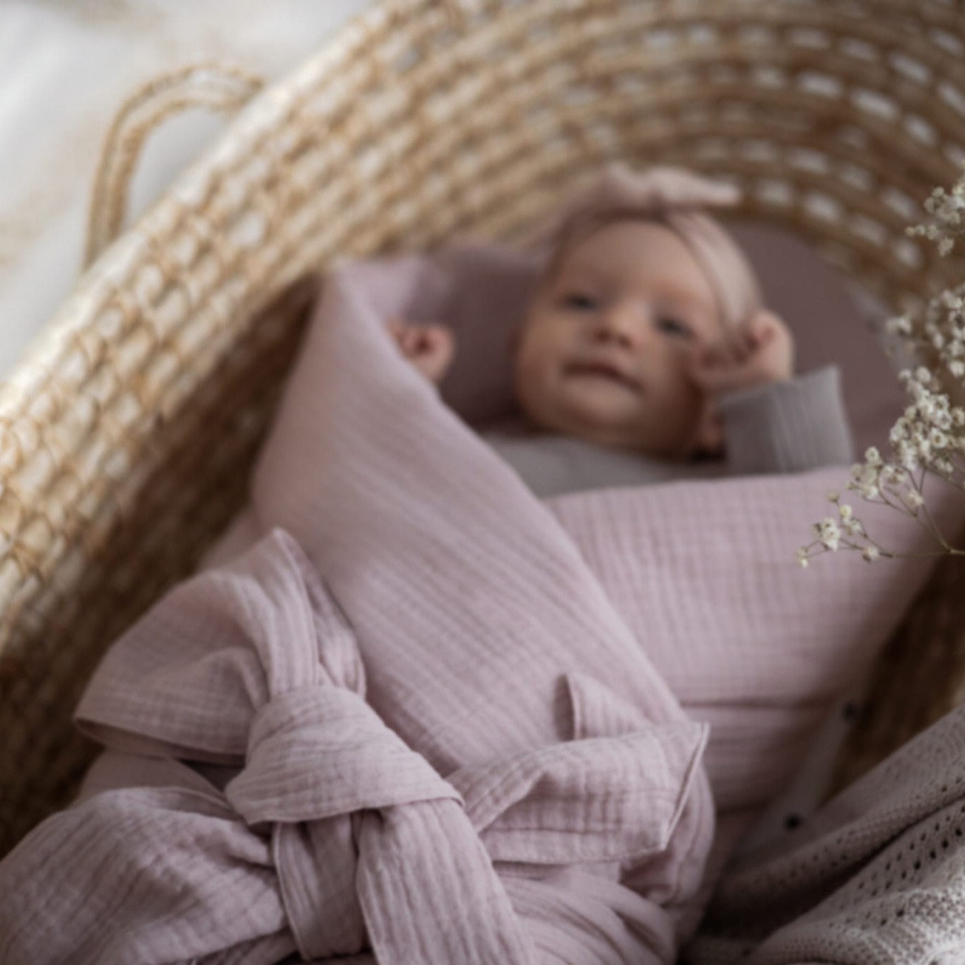 Sleepee Rożek Muślinowy Rose 0-3m