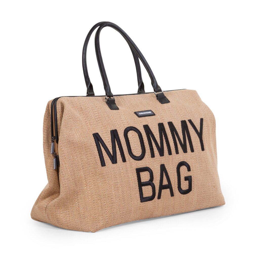 Childhome Torba Mommy Bag Raffia Look - Elegancka Torba dla Mamy