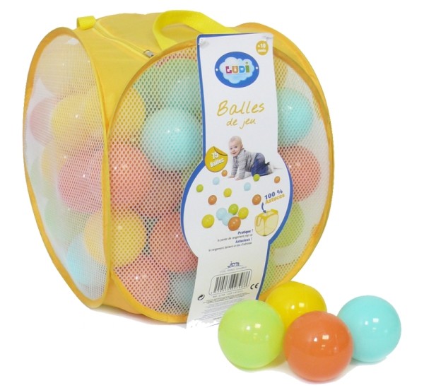 Ludi Miękkie Piłeczki 75 szt. Kolorowe 10m+