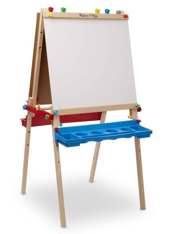 Melissa & Doug Drewniana tablica dwustronna Deluxe regulowana 