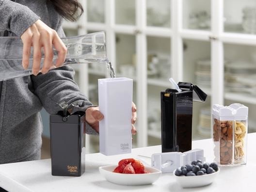 Drink In The Box SNACK IN THE BOX Unique Pojemnik czarny
