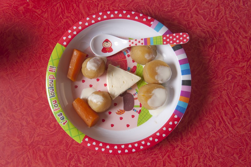 Zestaw obiadowy Czerwony Kapturek 4 szt. 18m+