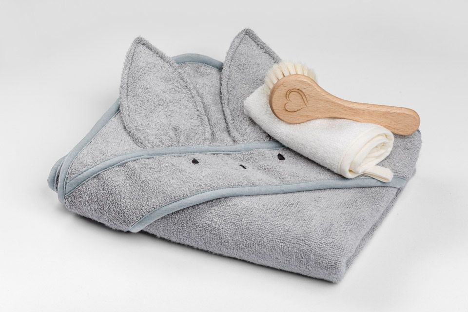 My Memi, Bambusowy ręcznik light grey