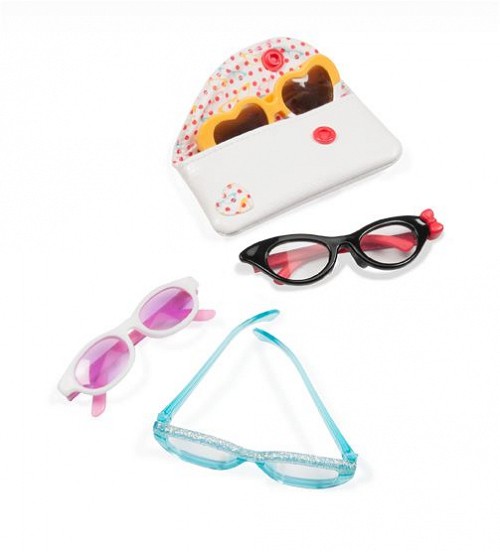 Our Generation Okulary Słoneczne z Torebką 4 pary 3+