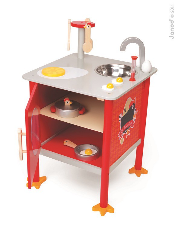 Janod Kuchnia Wyspa French Cocotte Drewniana 3+