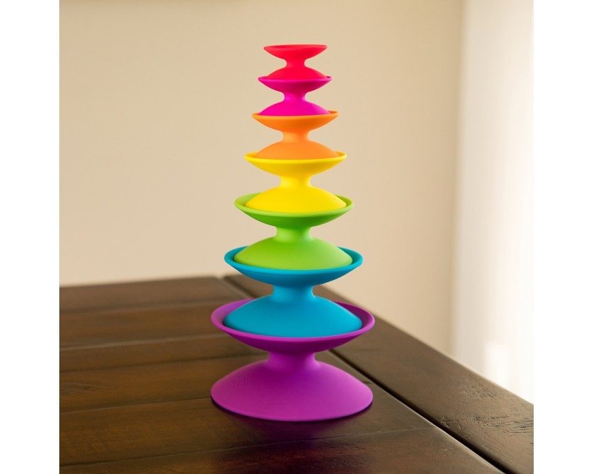 Fat Brain Toy Wieża Szpulek Spoolz 1+