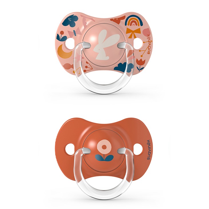 Suavinex Smoczek Fizjologiczny SX PRO Forest 18M+ Różowy 2szt