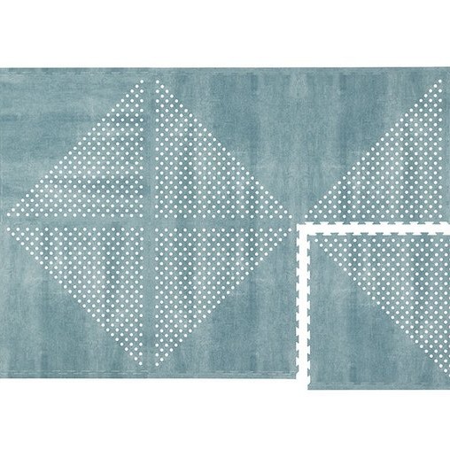 Toddlekind Mata Piankowa Puzzle Earth Marine Blue 0+ | Fabryka Wafelków