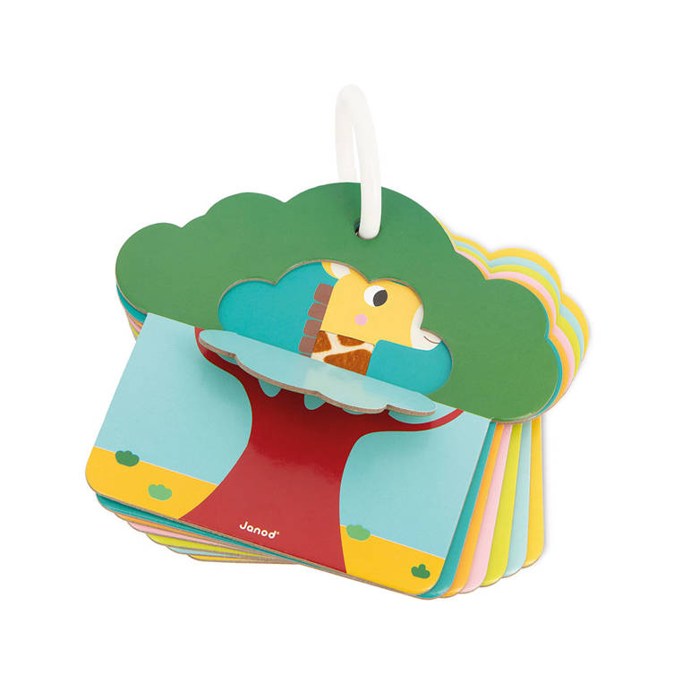 Janod, Karty sensoryczne Sawanna 7 elementów 12 m+