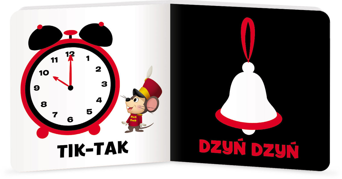 Disney Maluch Książeczka Kontrastowa z Dźwiękami 3m+