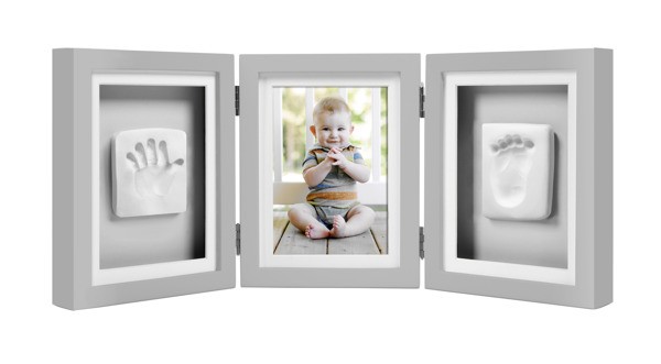 Pearhead Ramka na zdjęcie z odciskiem 3w1 szara 0+