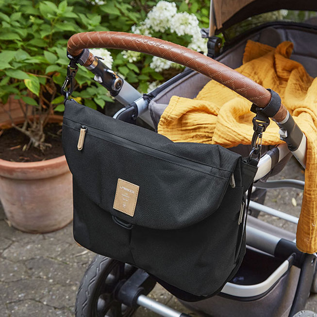 Lassig Torba Messenger Green Label Akcesoria - Black