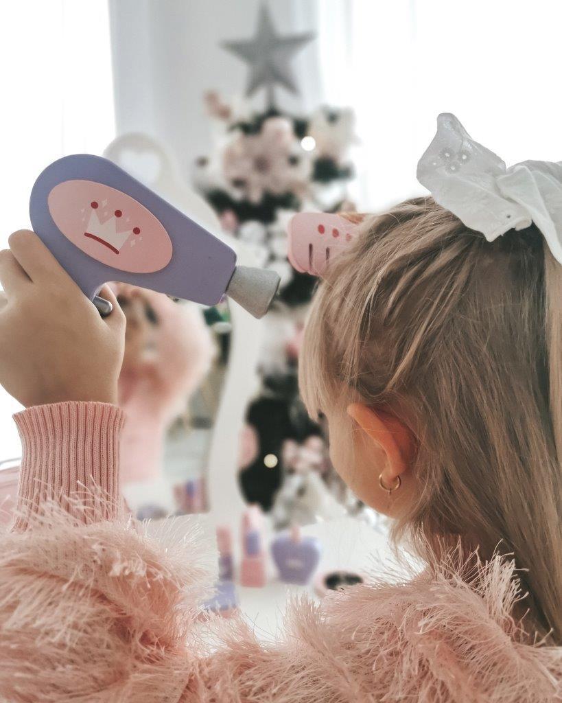 Joueco Drewniany Zestaw Beauty z Kosmetyczką 3+