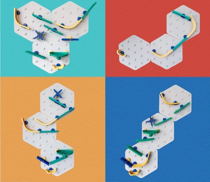 Oribel Kulodrom Tornado Podwójny Marble Run 3+