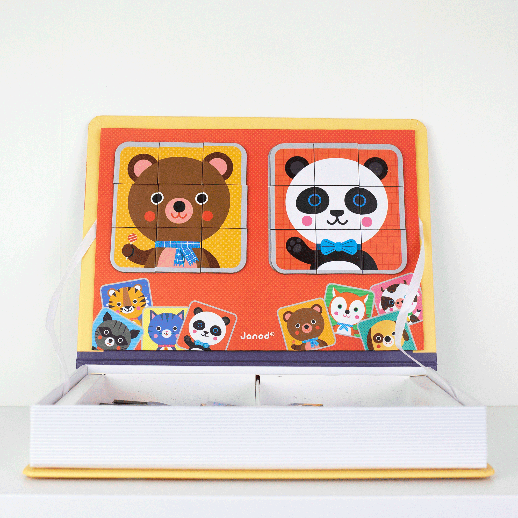 Janod Magnetibook Zwierzątka Magnetyczna Układanka 3+