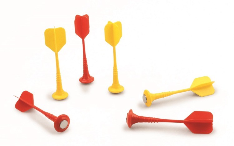 Scratch Lotki do rzutek magnetycznych 6szt Czerwono-żółte 5+