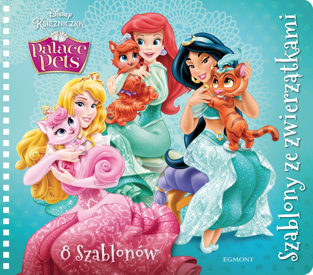 Książka z szablonami Palace Pets - Zwierzątka 3+