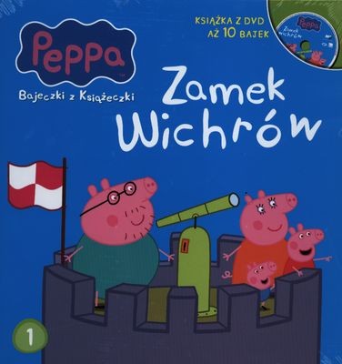 Świnka Peppa Zamek Wichrów Bajeczki z Książeczki Tom 1 + DVD