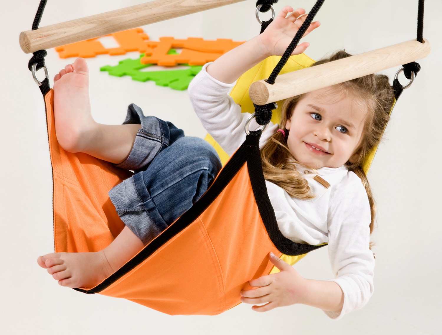 AMAZONAS Huśtawka KID S SWINGER żółta 1+