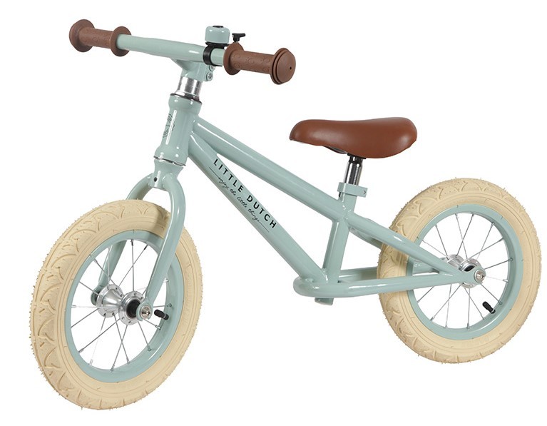 Little Dutch Rowerek biegowy Mięta 12 cali 2+
