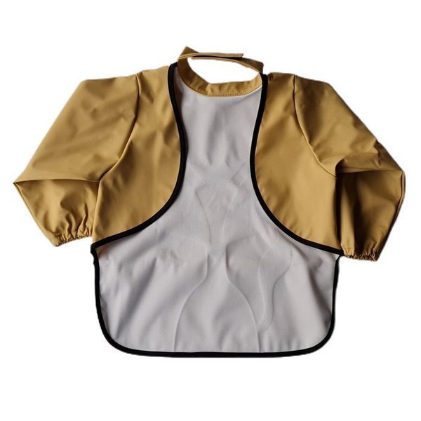 Baby Livia Śliniak z rękawkami Yellow Łoś 6m+