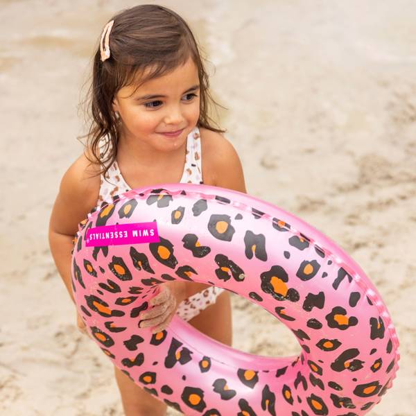 Koło do pływania Swim Essentials Rose Gold Leopard 50cm 3+