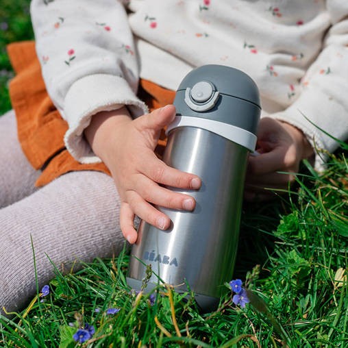 Beaba Bidon Termiczny 350 ml Mineral Grey 18m+