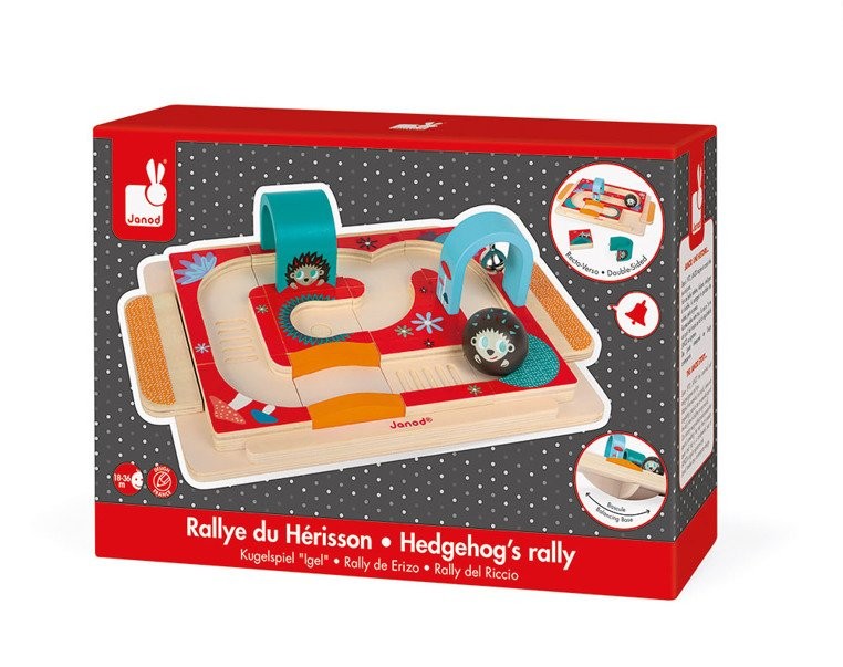 Janod Układanka Tor dla Kuli Jeżyk 18m+