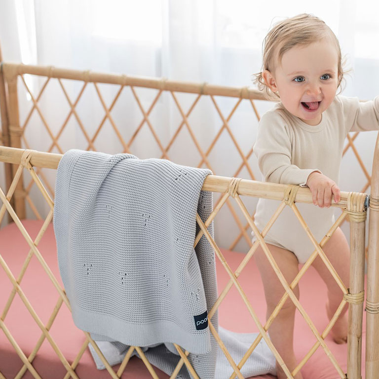 Poofi Prześcieradło Organic&Color 70x140 piwonia