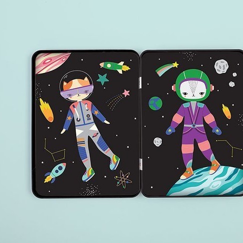 Mudpuppy Magnetyczne Postacie Kosmiczny Kot 4+