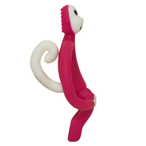 Matchstick Monkey Gryzak Masujący ze Szczoteczką Czerwony 0+