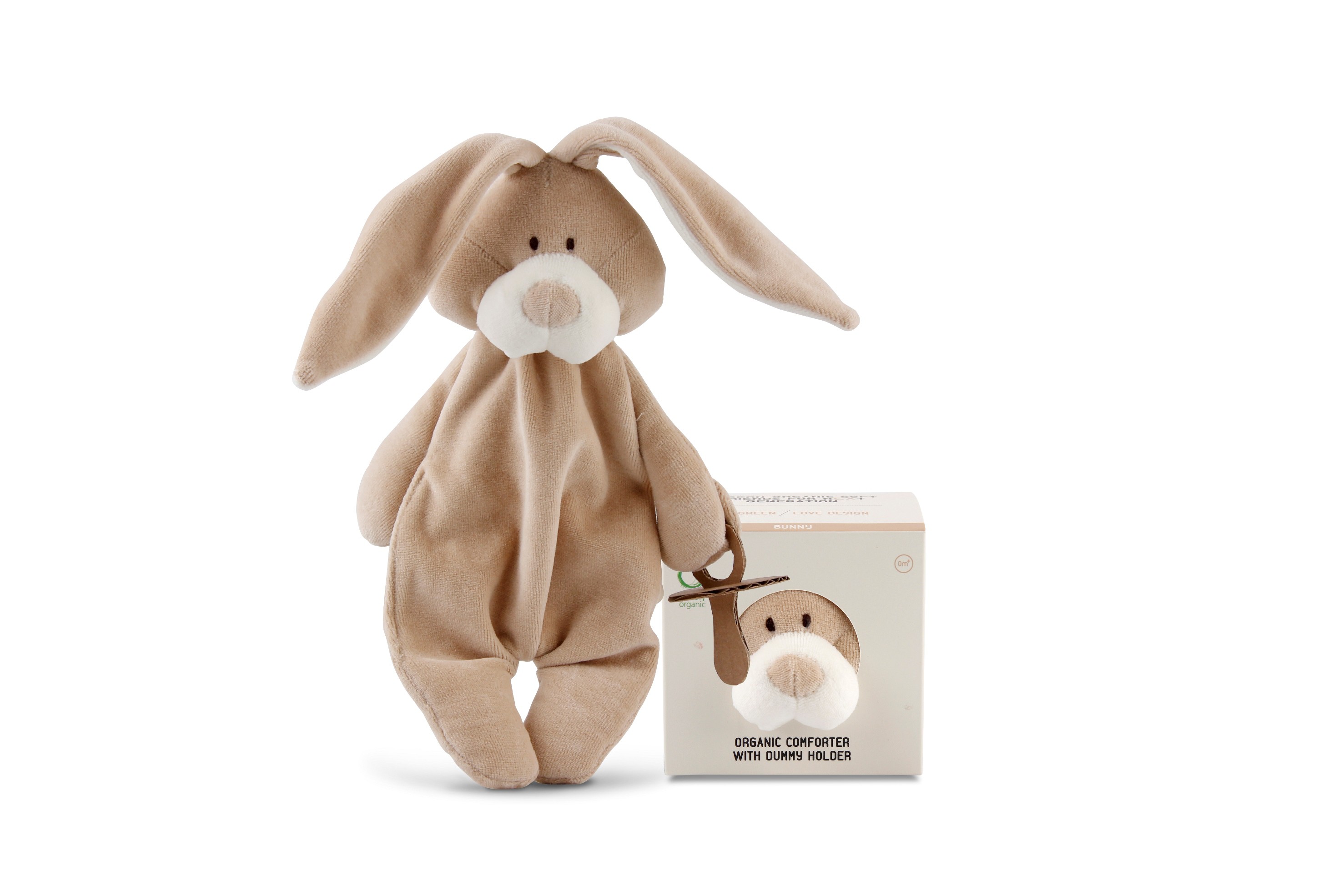 Wooly Organic Zajączek Strażnik Smoczka 26cm od 0m+